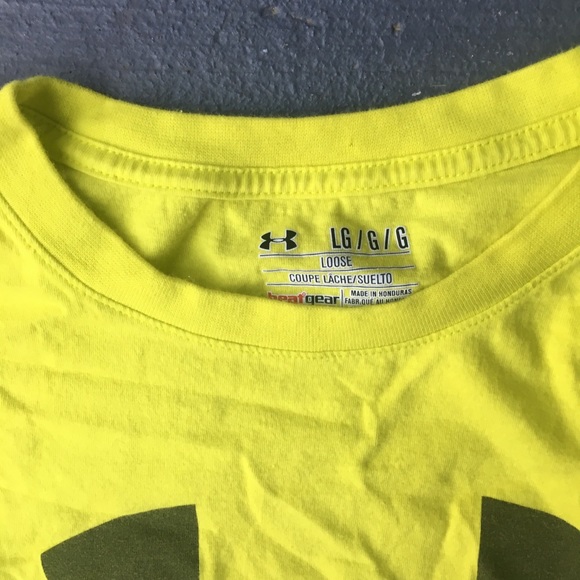❌❌Yellow under armour tee - Picture 3 of 4
